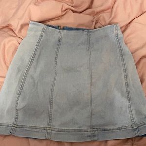 trendy target jean skirt